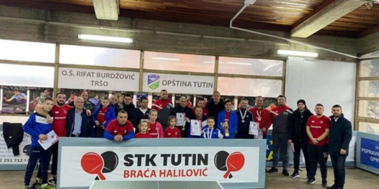 Ponovo počeo sa radom, Stonoteniserski klub Tutin-braća Halilović